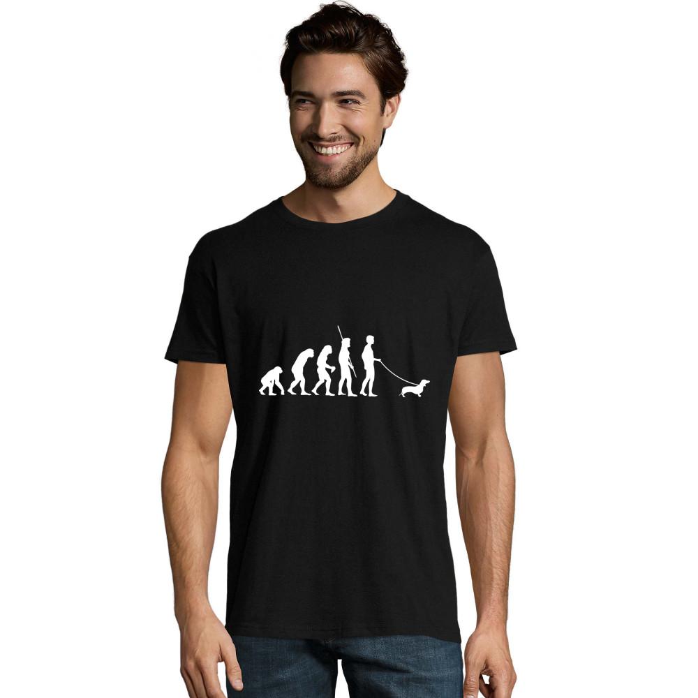 Evolution Dackel weißes Imperial T-Shirt