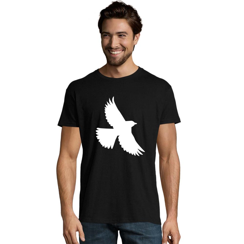Fliegender Vogel weißes Imperial Fit T-Shirt