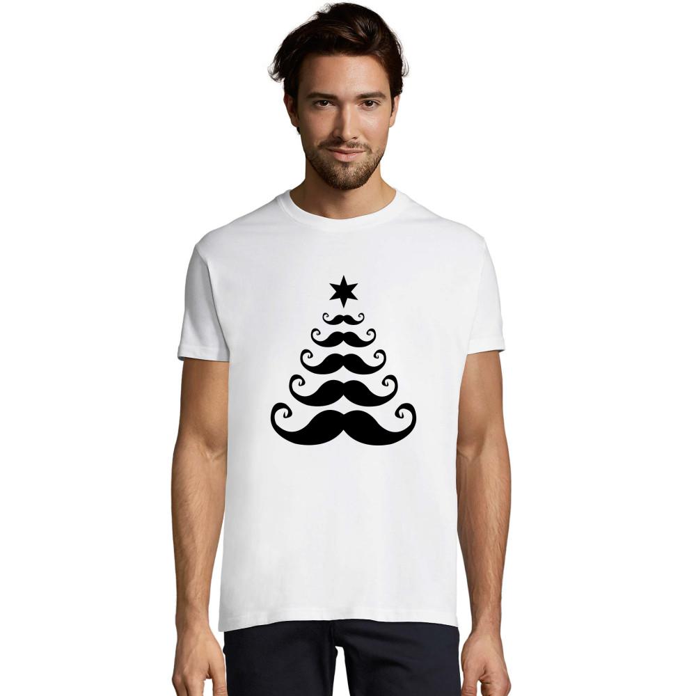 Moustache Weihnachtsbaum schwarzes Imperial T-Shirt
