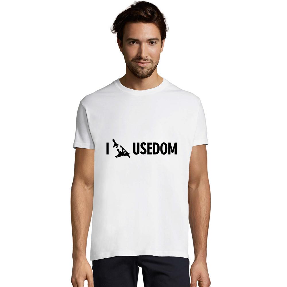 I Love Usedom schwarzes Sporty T-Shirt