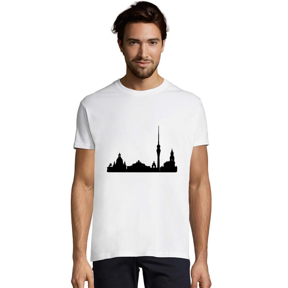 Dresden Skyline schwarzes Imperial T-Shirt