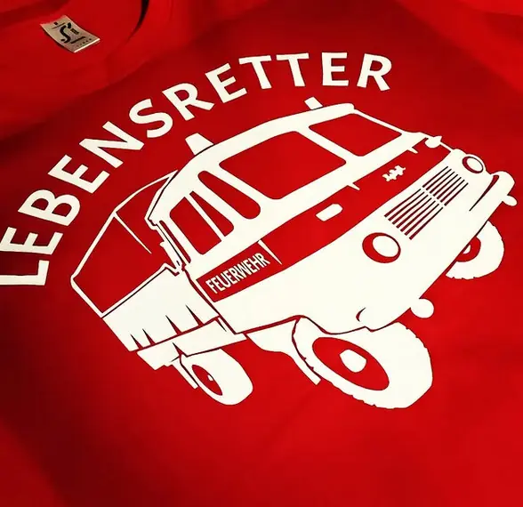 Lebensretter Feuerwehr Robur LO T-Shirt