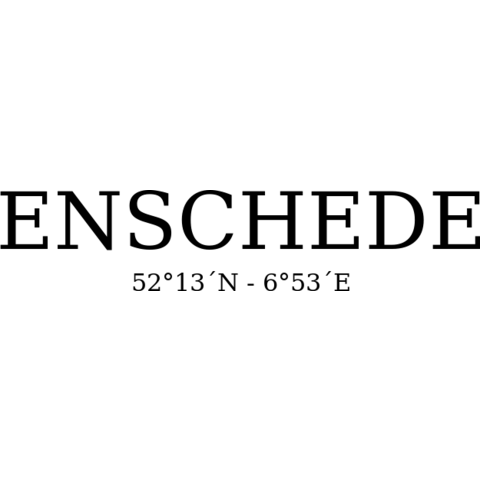 Enschede Koordinaten