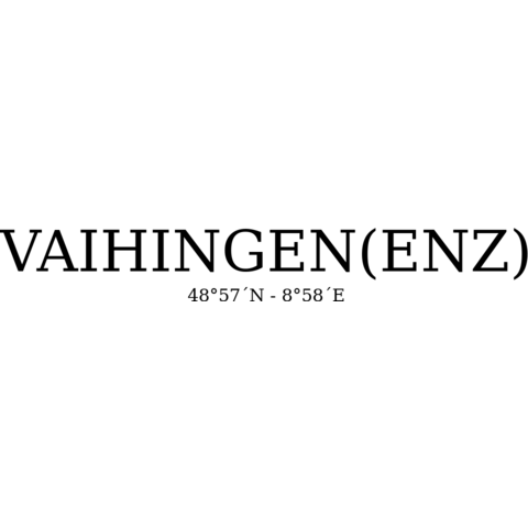 Vaihingen(enz) Koordinaten