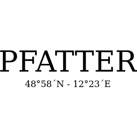 Pfatter Koordinaten