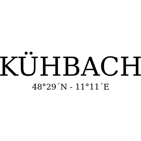 Kühbach Koordinaten