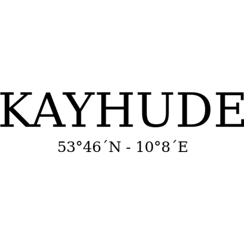 Kayhude Koordinaten