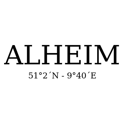 Alheim Koordinaten