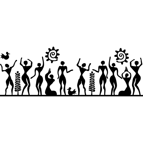friedliche Menschen