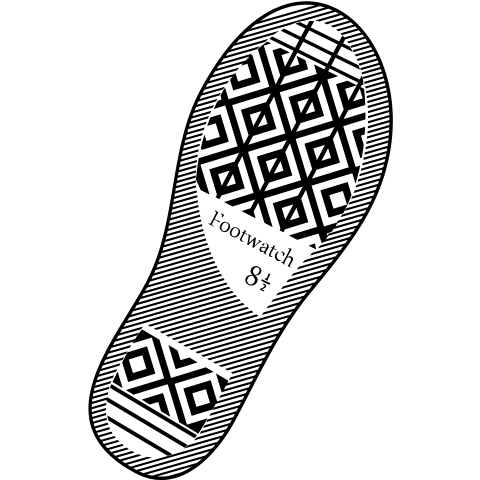 Schuhabdruck Footwatch