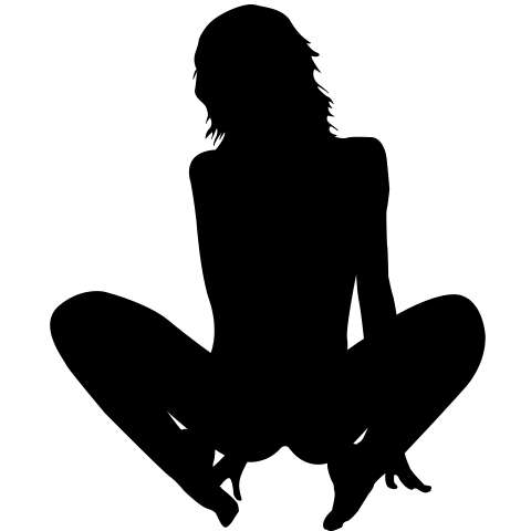 Frau in Herzstellung