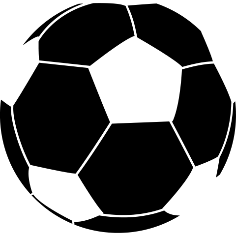 Fußballumriss