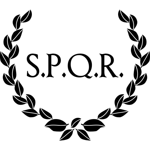Lorbeerkranz SPQR Rom 2.0
