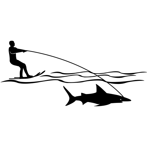 Wasserski Hai
