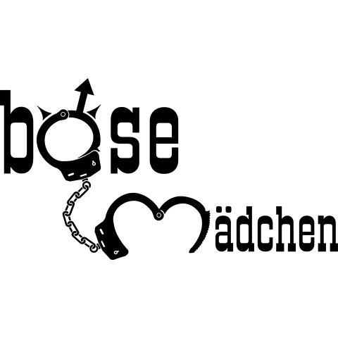 Böse Mädchen in Handschellen