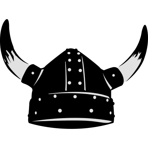 Wikingerhelm Umriss