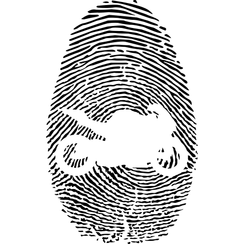 Motorrad Fingerabdruck