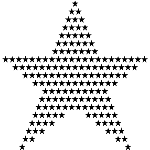 Stern aus Sternen