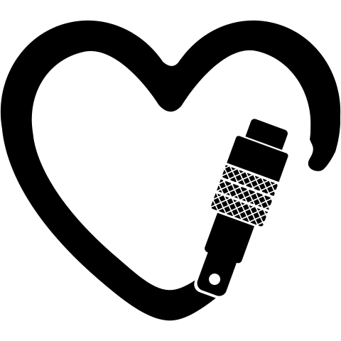 Karabiner Herz Klettern