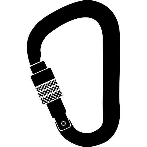 Karabiner Klettern