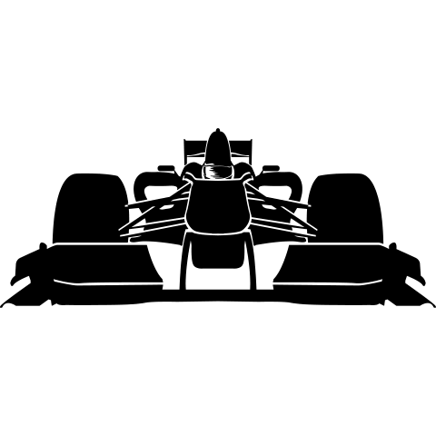 Rennauto Auto front