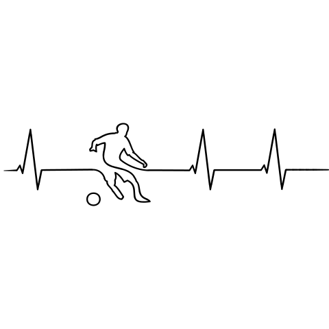 Fussballspieler Herzschlag