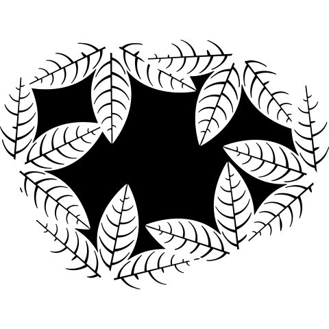 Blätterloch im Dschungel