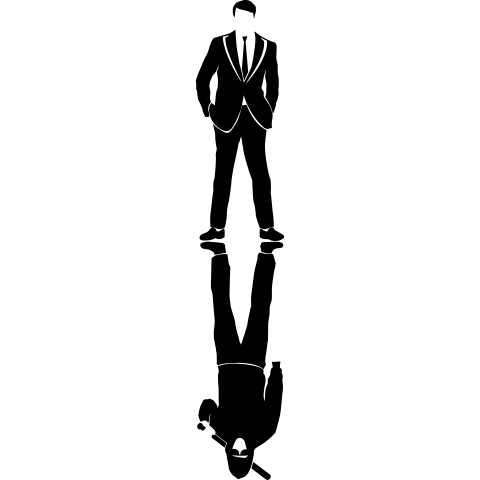 Anzugträger vs Schläger