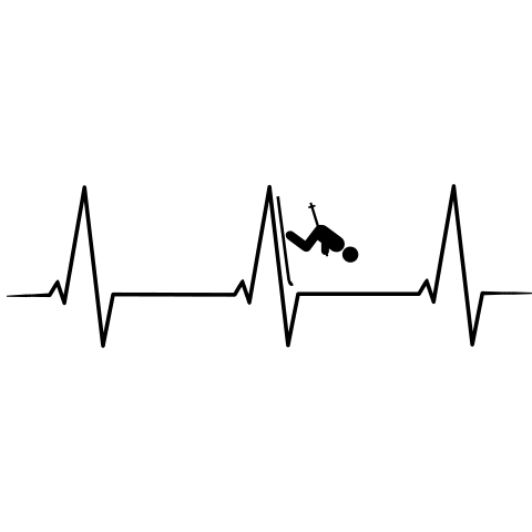 Ski Abfahrt Herzschlag