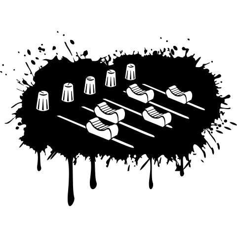 Farbklecks Mischpult