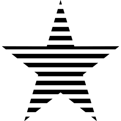 gestreifter Stern