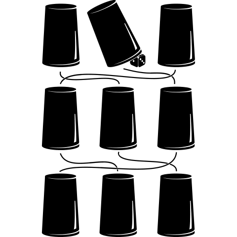 Hütchenspielverlauf