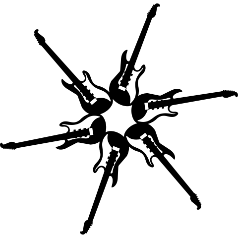 Gitarre E-Gitarren Stern