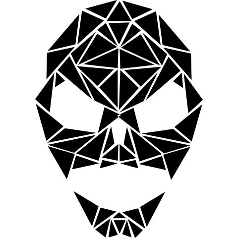 Totenschädel Mosaik