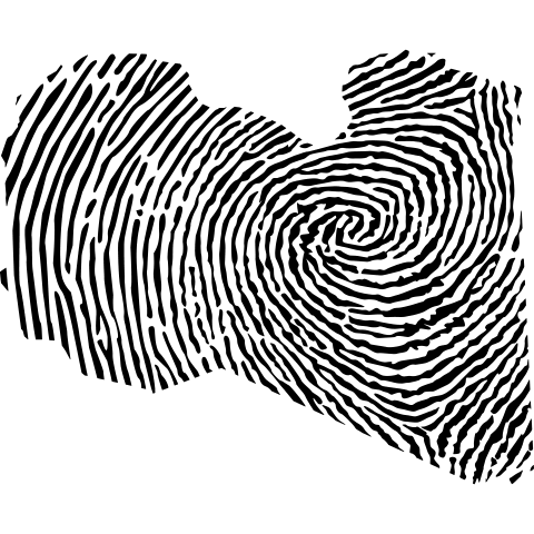 Lybien Fingerabdruck