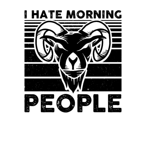 Langschläfer Morgenmuffel Ziegenbock - Bock Motiv