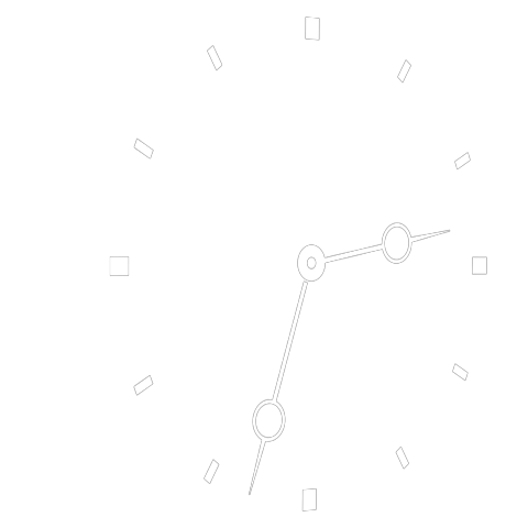 Ziffernblatt einer Uhr