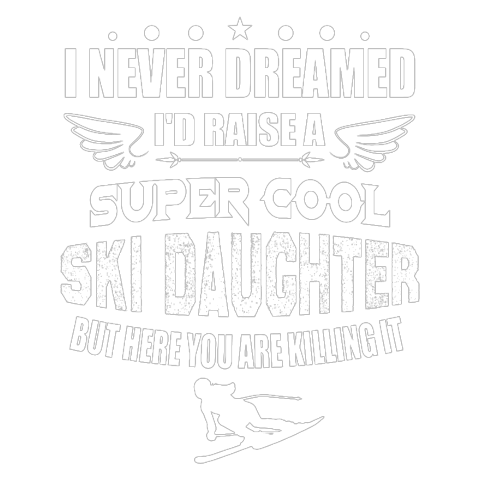 Ski Skifahren Skifahrer Stolz Auf Tochter