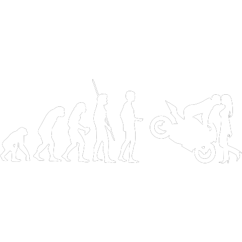 Evolution Motorradkuß