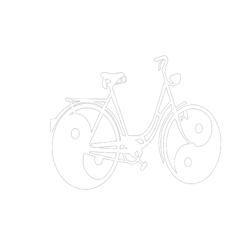 Yin und Yang Fahrrad