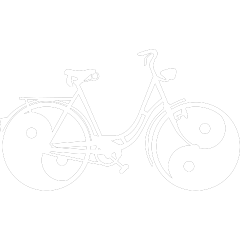 Yin und Yang Fahrrad