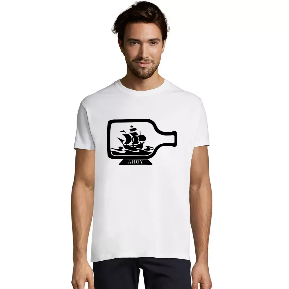 Flaschenschiff altes Piratenschiff T-Shirt