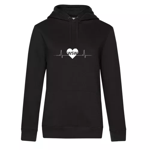 Weisswasser WSW Nummernschild Herzschlag Hoodie Frauen Queen Hooded
