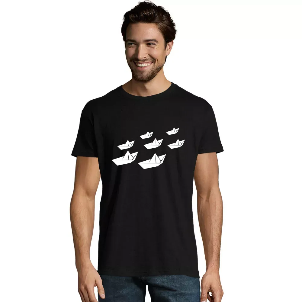 Papier-Schiffsflotte T-Shirt
