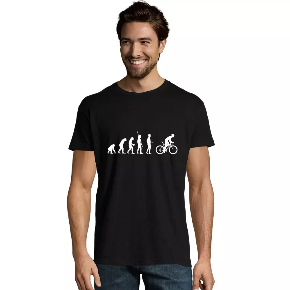 Evolution Rennrad Wiegetritt T-Shirt Männer Imperial