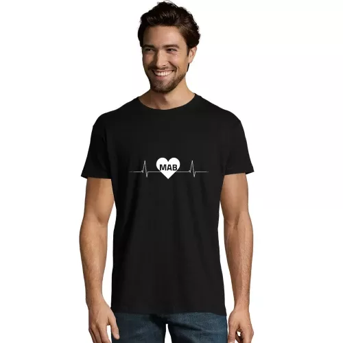 Marienberg MAB Nummernschild Herzschlag T-Shirt Männer Imperial