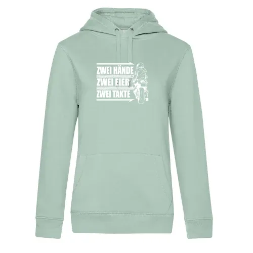 125er Rennmaschine Zwei Hände Zwei Eier Zwei Takte Hoodie