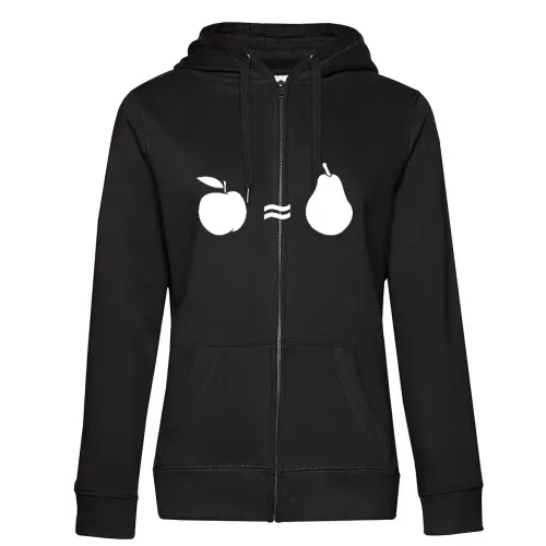 Äpfel mit Birnen vergleichen Frauen Hoodie