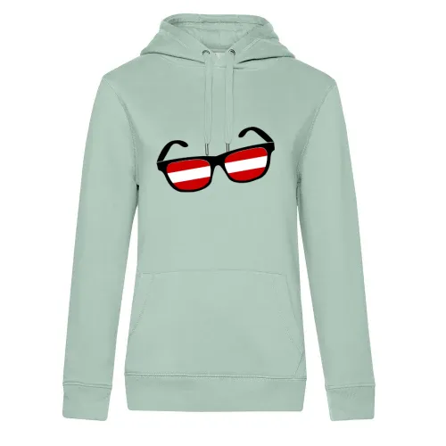 Österreich Brille Frauen Hoodie Österreich Brille Hoodie