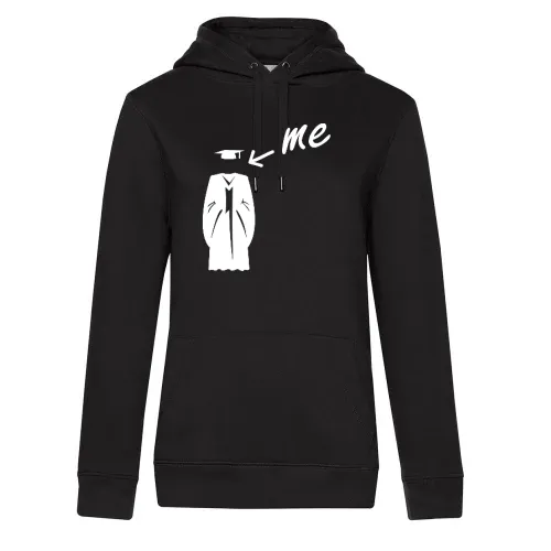 Abiabschluß Kostüm Degree Hoodie Frauen Queen Hooded